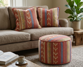 Sitzhocker oder Pouf "Indus Brick"