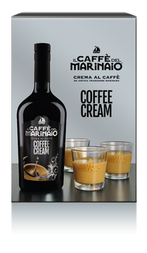 Confezione Regalo : Crema al Caffè del Marinaio + Bicchierini Serigrafati