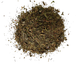 Thé vert de à la menthe