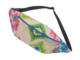 Crossbody Bag XL Ikat Muster multicolor / Boho Tasche / Festival Bag / Umhängetasche Damen / Bauchtasche