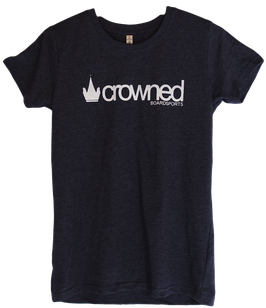 Mädels crowned boardsports Recycle T-Shirt navy