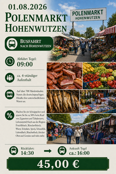 01.08.2026 Polenmarkt Hohenwutzen