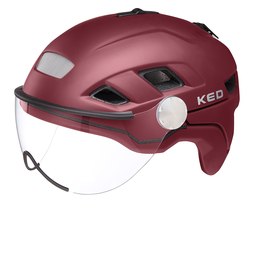 KED FAHRRADHELM B-VIS X-LITE DARK MERLOT