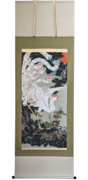 商品名　掛軸　伊藤若冲　老松白鳳図（ろうしょうはくほうず）