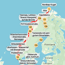 Norwegen - GPX Route - "Explore Norway"