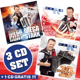 Mario K. 3er CD SET + 1 Gratis CD
