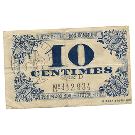 Frankrijk - Noodgeld - Ville de Llille - 10 centiemes - 1917
