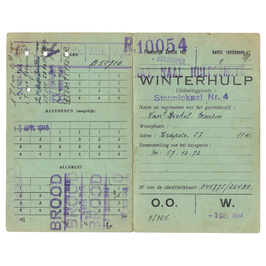 Winterhulp - Rantsoenkaart - Antwerpen - 1944/45