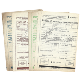 Kontrakt voor Levering van provisie-aardappelen - 1943