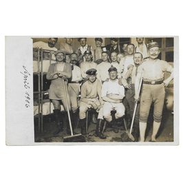 Groepsfoto Duitse soldaten - Artillerie