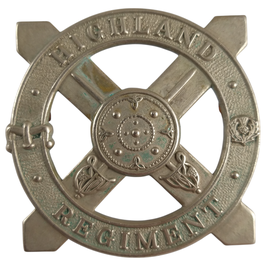 British Army - The Highland Regiment Cap Badge