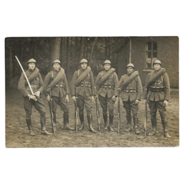 Groepsfoto Belgisch soldaten