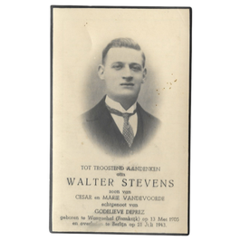 Doodsprentje van 'Walter Stevens'