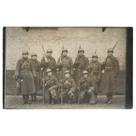 Groepsfoto Belgische soldaten