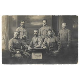 Groepsfoto Oostenrijkse soldaten - 1914