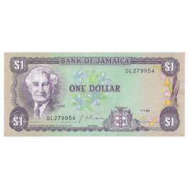 Jamaica - One Dollar  - 1990