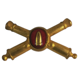US Army - Coastal Artillery Officer - kraagkenteken