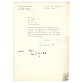 Beschaffungsamt - brief personeelsovername - Luik - 1941