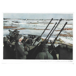 Canon léger de D.C.A. à 4 tubes, sur le front de l'Est