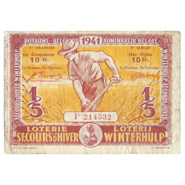 Winterhulp - Loterijbiljet - 1941
