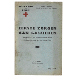 Rode Kruis van België - Eerste Zorgen aan gaszieken - 1938