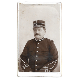 CDV Frans soldaat - St. Quentin