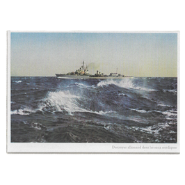Destroyer allemand dans les eaux nordiques