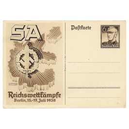 SA Reichswettkämpfe - Berlin, 15.-17. Juli 1938
