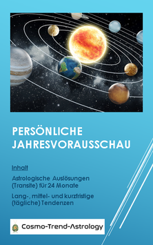 Ihre persönliche Jahresvorausschau für 24 Monate inkl. Tagestendenzen
