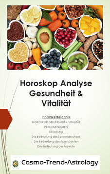 Astrologische Analyse Thema Gesundheit