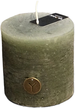 Rustic Candle Forest Green