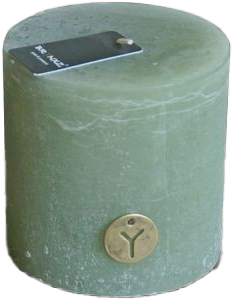 Rustic Candle Sage Green