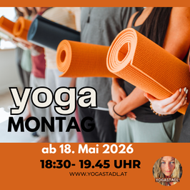 Yoga am Montag, 18:30 bis 19:45 Uhr, 8-er Block, 75 min
