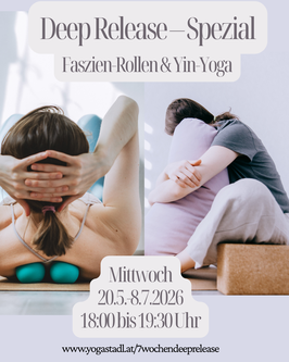 Faszien und Yin Yoga am Mittwoch