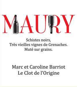 2019 AOC MAURY 50cl (Vin Doux Naturel) Tuille