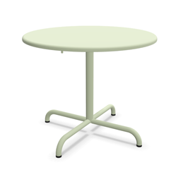 Schaffner Davos Glasfaser Salontisch 75 cm rund - pastellgrün
