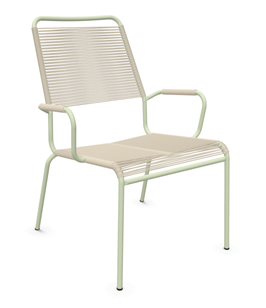 Schaffner Salon Sessel Rigi - pastellgrün - pastellsand