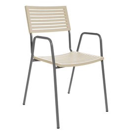 Schaffner Sessel Bodensee Lamello - pastellsand-graphit