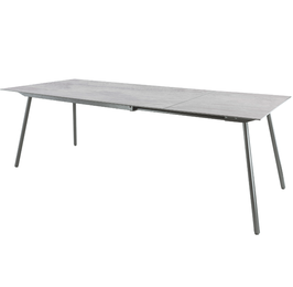 SCHAFFNER Ausziehtisch Locarno - 90 x 160 / 220 - Stromboli - Graphit