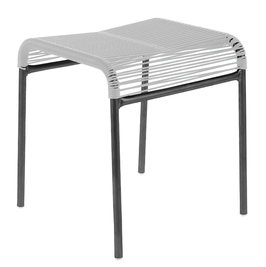 SCHAFFNER Hocker Säntis - weiß anthrazit