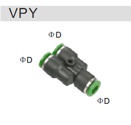UNIÓN "Y" 10MM. CÓDIGO VPY10