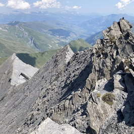 Alpintrekking Greina mit Piz Terri und Piz Greina