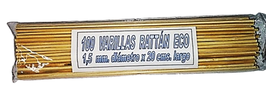 VARILLAS DE RATTÁN ECONÓMICAS X 20 CMS. DE LARGO SUPER ABSORVENTES PARA DIFUSORES AROMÁTICOS X 500 UNIDADES.