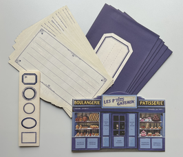 French Shop Mini Letter Set  パティスリー　PINK-459
