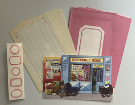 French Shop Mini Letter Set  チルドレンショップ　PINK-462