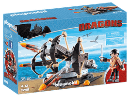 Playmobil Dragons Eret mit Feuer Balliste – 9249