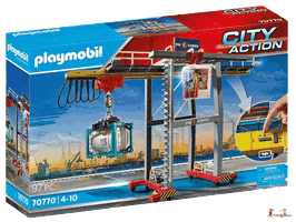 Playmobil City Action Portalkran Container 70770