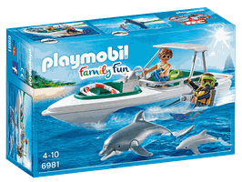 Playmobil Family Fun Ausflug mit Sportboot – 6981