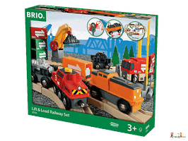 Brio Grosses Güterbahnhofset 75-teilig