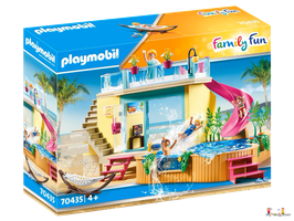 Playmobil Family Fun Bungalow mit Pool 70435